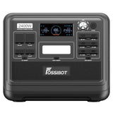 FOSSiBOT F2400 Pure Sine Wave Portable Power Station 2048Wh 2400W Output Generator 16 Output Ports Solar Portable Folding trolls