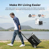 FOSSiBOT F3600 Pro 3600W Pure Sine Wave Power Station 13 Output Ports 11520Wh Expansion APP Control Energy Storage Power Station