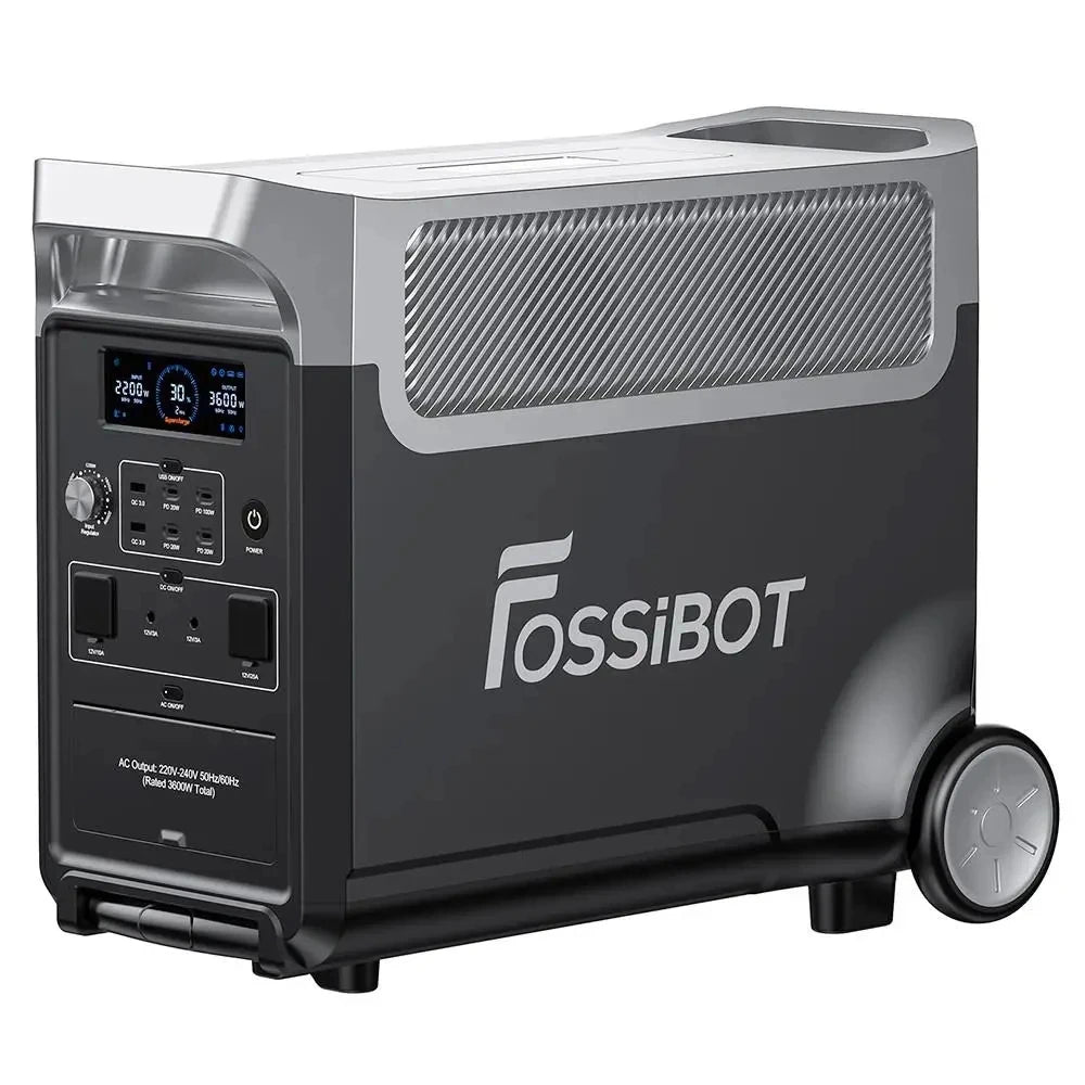 FOSSiBOT F3600 Pro 3600W Pure Sine Wave Power Station 13 Output Ports 11520Wh Expansion APP Control Energy Storage Power Station