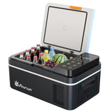 Foursun 21L/25L/35L/45L/55L Car Fridge Freezer with Bluetooth App Control Portable Compressor Cooler for Camping, Travel, Home