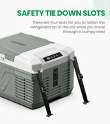 Alpicool NL9 9L Portable Refrigerator 12V/24V Small Car Fridge 100V~240V AC Electric Cooler Plug in Mini Freezer for Camping