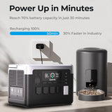OUKITEL P1000 PLUS Portable Power Station 1800W Solar Generator 1024Wh Lifepo4 Battery Home Backup Outdoor Camping Mobile power