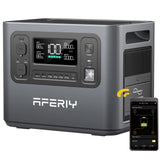 AFERIY AF-P210 Portable Power Station 2400W Solar Generator 2048Wh LiFePO4 Battery Home Backup Outdoor Camping Mobile Power