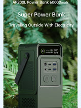 Power Stations 192Wh, 200W Portable Lifepo4 Battery, Power Bank for Camping, Emergency Energy, 60000mAh Capacity, Anker Power