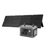 ALLPOWERS Solarpanel 100W 140W 200W Solar Energy Charger with LiFePo4 Battery 299Wh 600W Portable Power Station for Camping RV