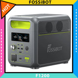 FOSSiBOT F1200 Portable Power Station, 1024Wh Capacity, 1200W Rated Power, 3 LED Light Modes, 7 Output Ports, BMS Protection, 5 Gears Input Regulator, EV-Grade LiFePO4 Battery, 4000+ Cycle Times