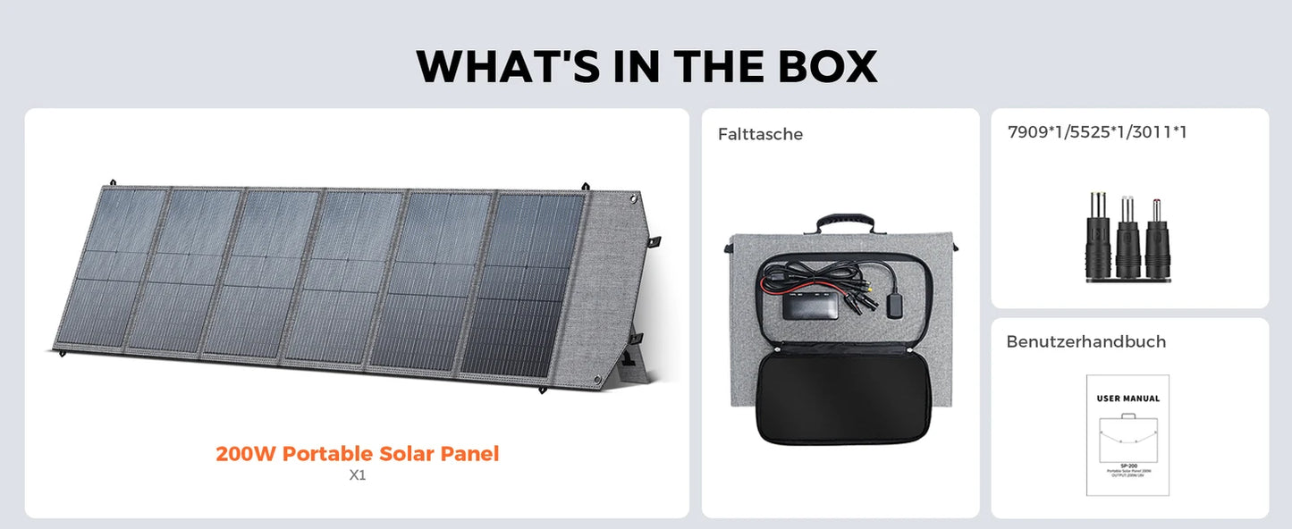 1800w Portable Power Station with 200w Solar Panel 220V Pure Sinve Wave Lifepo4 Battery UPS Function портативная электростанция