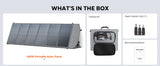 1800w Portable Power Station with 200w Solar Panel 220V Pure Sinve Wave Lifepo4 Battery UPS Function портативная электростанция