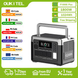 OUKITEL P1000 PLUS Portable Power Station 1800W Solar Generator 1024Wh Lifepo4 Battery Home Backup Outdoor Camping Mobile power
