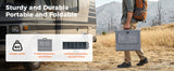 1800w Portable Power Station with 200w Solar Panel 220V Pure Sinve Wave Lifepo4 Battery UPS Function портативная электростанция