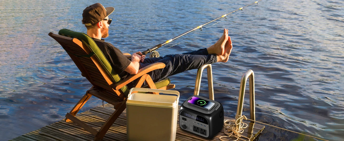 CTOLITY AP400 500W Portable Power Station 2048Wh LiFePo4 Battery 400W Solar Panel AP1000 1800W AC Charging Station Power Bank