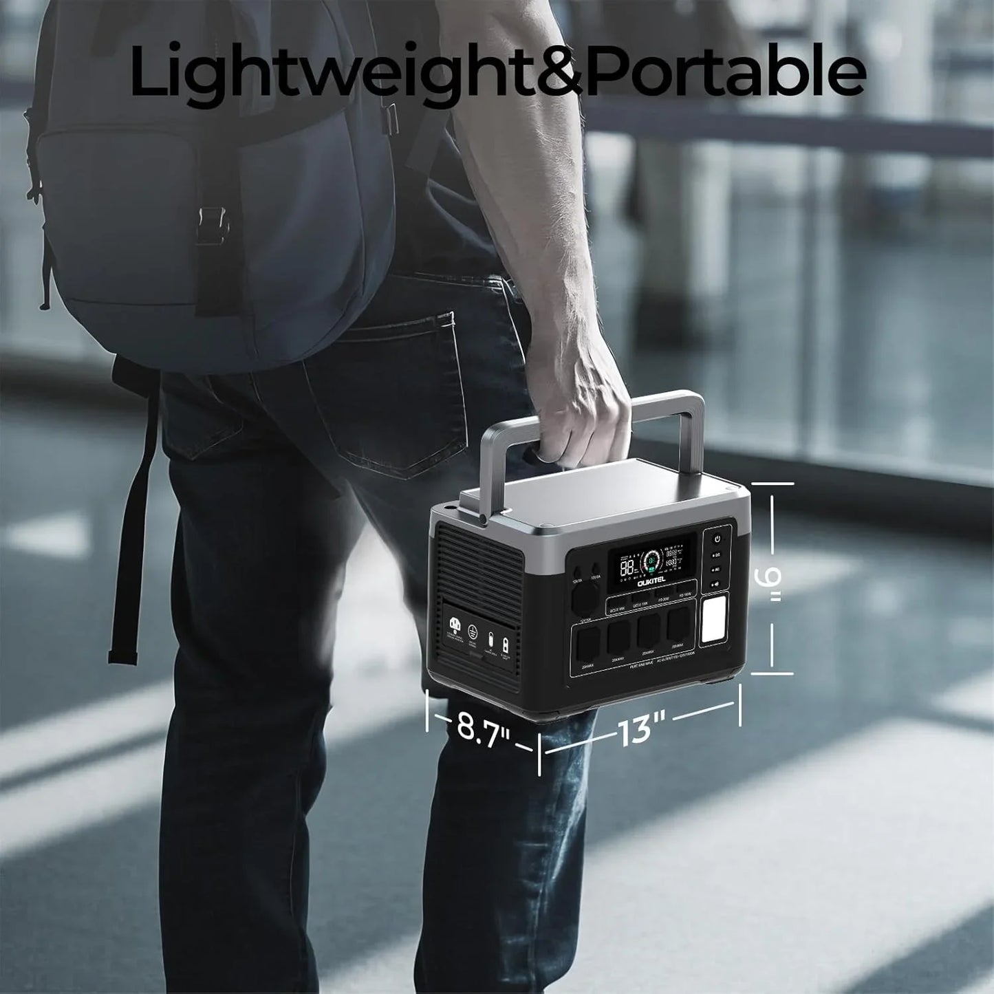 OUKITEL P1000 PLUS Portable Power Station 1800W Solar Generator 1024Wh Lifepo4 Battery Home Backup Outdoor Camping Mobile power