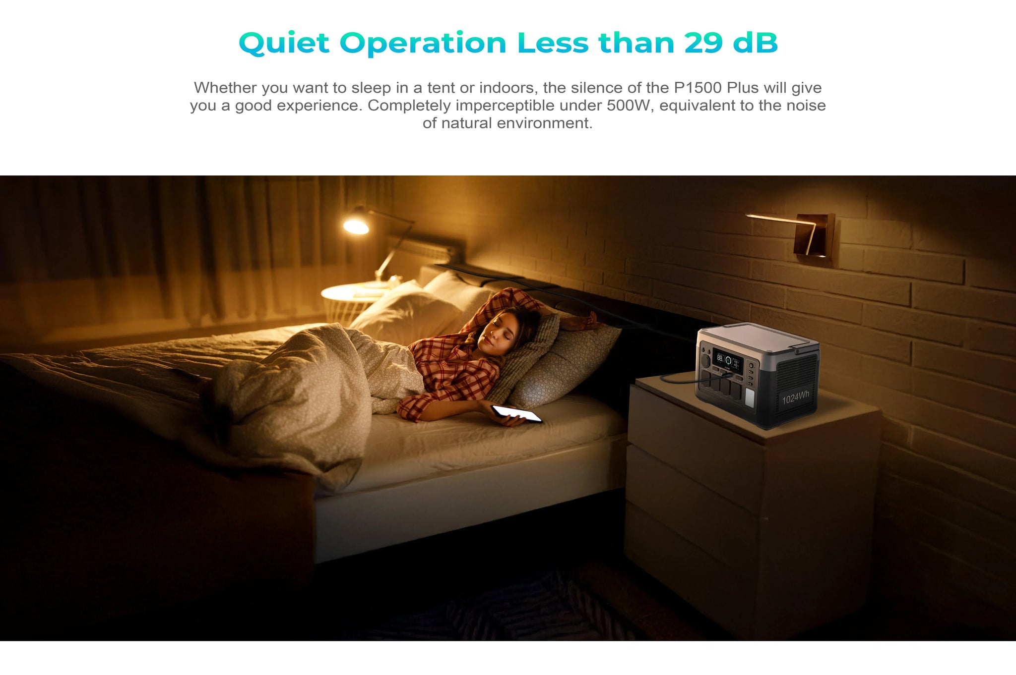 OUKITEL P1500 PLUS Portable Power Station 1800W Solar Generator 1536Wh Lifepo4 Battery Home Backup Outdoor Camping Mobile power