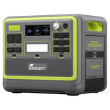 FOSSiBOT F2400 Portable Power Station, 2048Wh/640000mAh LiFePO4 Battery, 2400W(4600W Peak) Solar Generator, 3xAC RV Car USB Type-C QC3.0 PD DC5521 Pure Sine Wave Full Outlets, 1.5 Hours Fast Charging, MPPT Charge Controller B