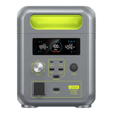 FOSSiBOT F1200 Portable Power Station, 1024Wh Capacity, 1200W Rated Power, 3 LED Light Modes, 7 Output Ports, BMS Protection, 5 Gears Input Regulator, EV-Grade LiFePO4 Battery, 4000+ Cycle Times