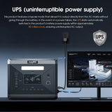 SOLARPLAY Q2501 Portable Power Station 2160WH LiFePO4 Battery with 2400W (4800W Peak) AC Output Solar Generator for Garden Party