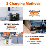 Flashfish E200 Portable Power Station 200W 151Wh LiFePO4 Battery Outdoor travel Vehicle usage Home Portable Carry Power Supply