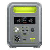 FOSSiBOT F1200 Portable Power Station, 1024Wh Capacity, 1200W Rated Power, 3 LED Light Modes, 7 Output Ports, BMS Protection, 5 Gears Input Regulator, EV-Grade LiFePO4 Battery, 4000+ Cycle Times