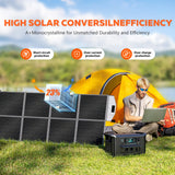 CTOLITY AP400 500W Portable Power Station 2048Wh LiFePo4 Battery 400W Solar Panel AP1000 1800W AC Charging Station Power Bank
