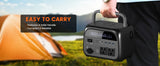 CTOLITY AP400 500W Portable Power Station 2048Wh LiFePo4 Battery 400W Solar Panel AP1000 1800W AC Charging Station Power Bank
