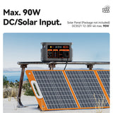 FF FlashFish E103 Portable Power Station 300W 179.2Wh LiFePO4 Battery Quick Charge 1.6H for Solar Panel AC DC Outdoor Power RV