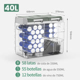 Alpicool NLS 20L 30L 40L Car Refrigerator Mini Fridge Freezer 12V Portable Compressor Cooler 12/24V DC 100-240V AC for Camping