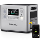AFERIY AF-P210 Portable Power Station 2400W Solar Generator 2048Wh LiFePO4 Battery Home Backup Outdoor Camping Mobile Power