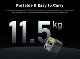 FOSSiBOT F1200 Portable Power Station, 1024Wh Capacity, 1200W Rated Power, 3 LED Light Modes, 7 Output Ports, BMS Protection, 5 Gears Input Regulator, EV-Grade LiFePO4 Battery, 4000+ Cycle Times