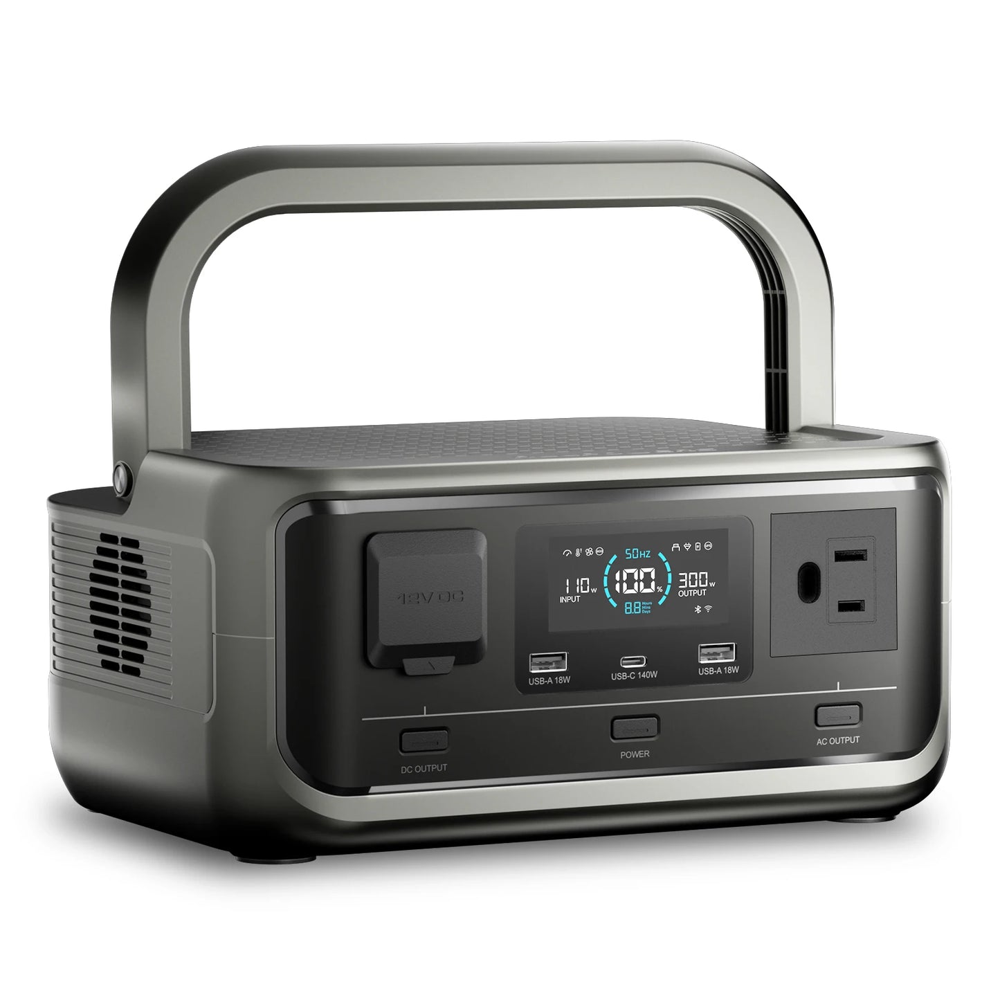 ALLPOWERS VOLIX P300 Portable Power Station 256Wh LiFePO4 Battery 300W (Peak 600W) AC Output for Outdoor Camping Travel Home Use