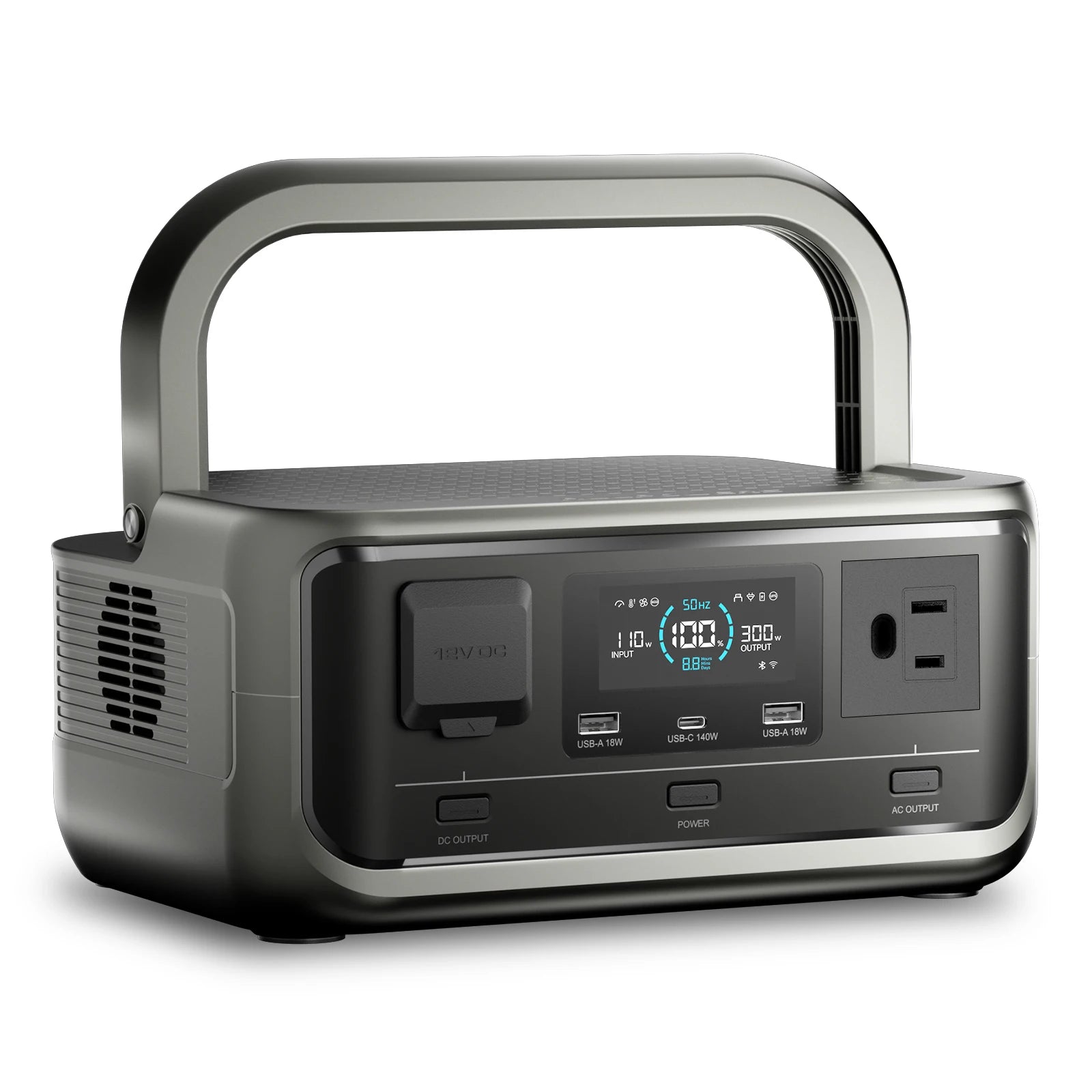 ALLPOWERS VOLIX P300 Portable Power Station 256Wh LiFePO4 Battery 300W (Peak 600W) AC Output for Outdoor Camping Travel Home Use