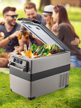 VEVOR  35L 45L 55L Car Refrigerator Mini Fridge Freezer Portable Compressor Cooler 12/24V DC 110-240V Ice Box for Camping