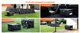 1800w Portable Power Station with 200w Solar Panel 220V Pure Sinve Wave Lifepo4 Battery UPS Function портативная электростанция