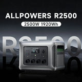 ALLPOWERS R2500 Portable Power Station 1920Wh LiFePO4 Battery 2500W Emergency Household Outdoor Power Supply for RV Travel