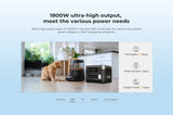 OUKITEL P1500 PLUS Portable Power Station 1800W Solar Generator 1536Wh Lifepo4 Battery Home Backup Outdoor Camping Mobile power