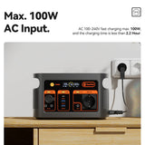 FF FlashFish E103 Portable Power Station 300W 179.2Wh LiFePO4 Battery Quick Charge 1.6H for Solar Panel AC DC Outdoor Power RV