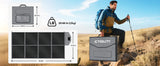 CTOLITY AP400 500W Portable Power Station 2048Wh LiFePo4 Battery 400W Solar Panel AP1000 1800W AC Charging Station Power Bank