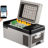 VEVOR 15L/20L Car Freezer Fridge, Portable Compressor Cooler with App Control for Camping, Travel, Outdoor & Home