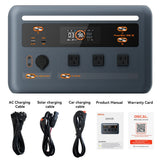 OSCAL Powermax 1800SE Portable Power Station 1024Wh Capacity 1800W Rated Power LiFePO4 Battery 10 Ports Outdoor Emergency Power
