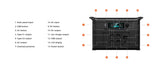CTOLITY AP400 500W Portable Power Station 2048Wh LiFePo4 Battery 400W Solar Panel AP1000 1800W AC Charging Station Power Bank