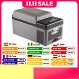 VEVOR 15L/20L Car Freezer Fridge, Portable Compressor Cooler with App Control for Camping, Travel, Outdoor & Home