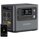 AFERIY AF-P210 Portable Power Station 2400W Solar Generator 2048Wh LiFePO4 Battery Home Backup Outdoor Camping Mobile Power