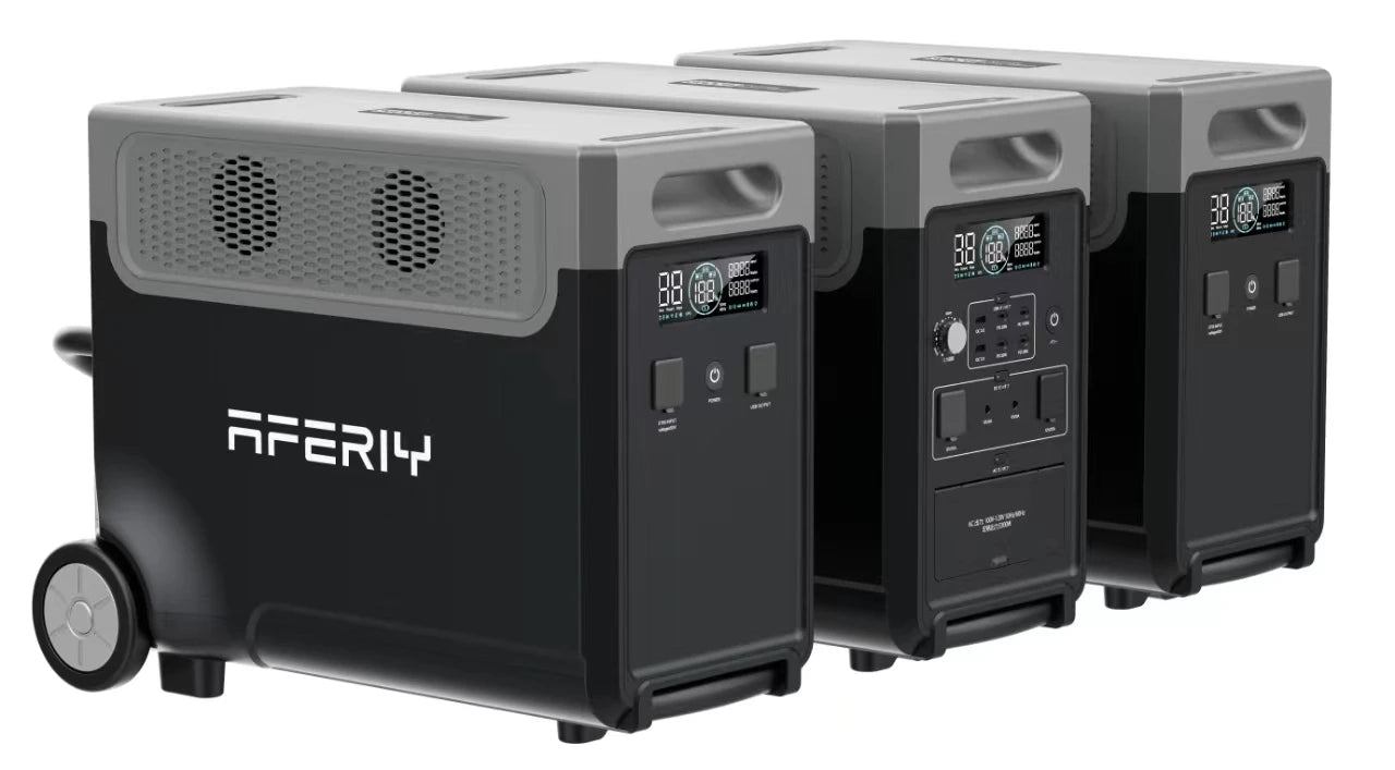 AFERIY P310 Portable Power Station 3600W Solar Generator 3840Wh LiFePO4 Battery Home Backup Outdoor Camping Mobile Power