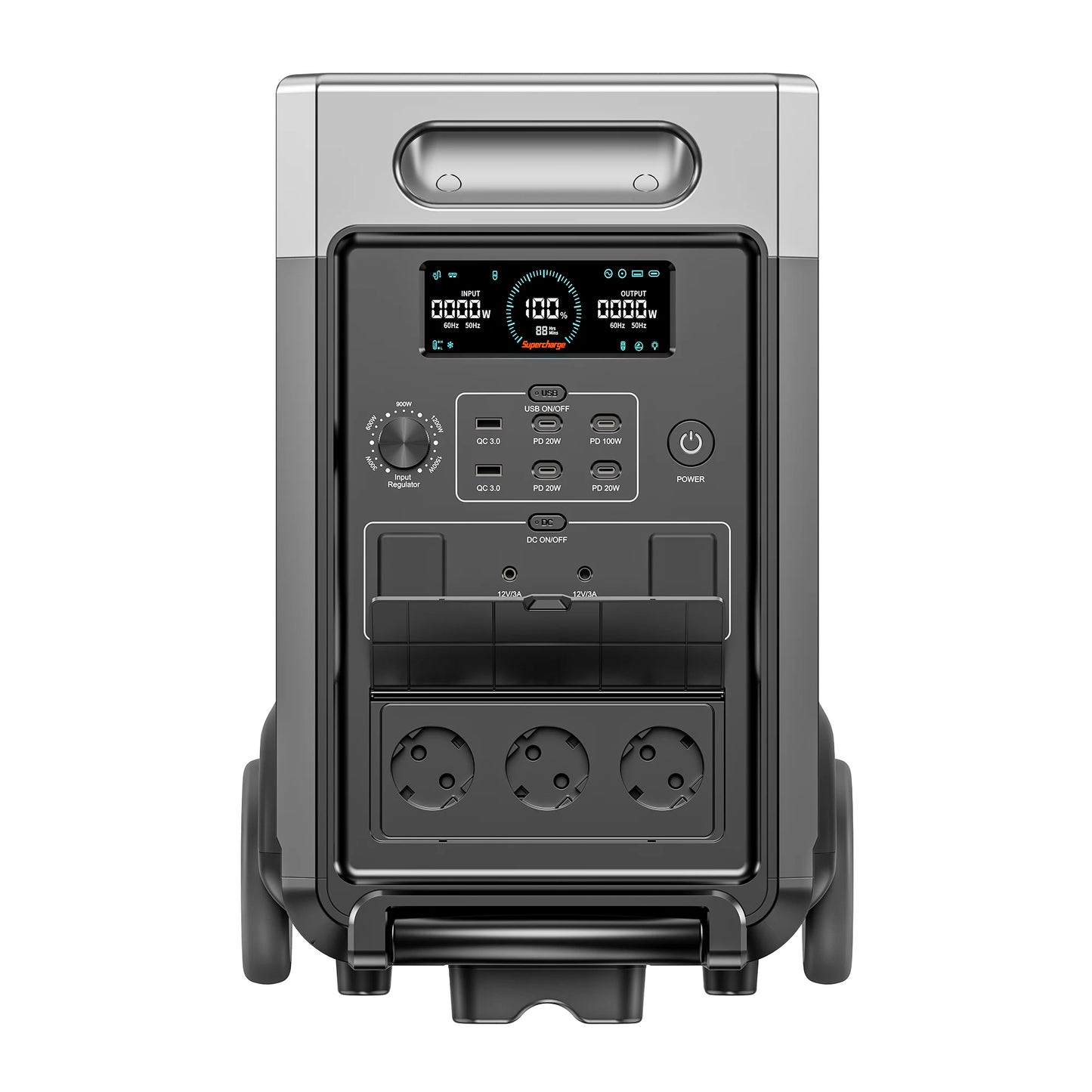 AFERIY P310 Portable Power Station 3600W Solar Generator 3840Wh LiFePO4 Battery Home Backup Outdoor Camping Mobile Power