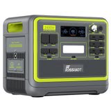FOSSiBOT F2400 Portable Power Station, 2048Wh LiFePO4 Battery 2400W Output Solar Generator, 16 Output Ports, Bidirectional Inverter Technology, Intelligent Input Power Adjustment Knob, 3 Charging Methods
