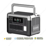 OUKITEL P1000 PLUS Portable Power Station 1800W Solar Generator 1024Wh Lifepo4 Battery Home Backup Outdoor Camping Mobile power