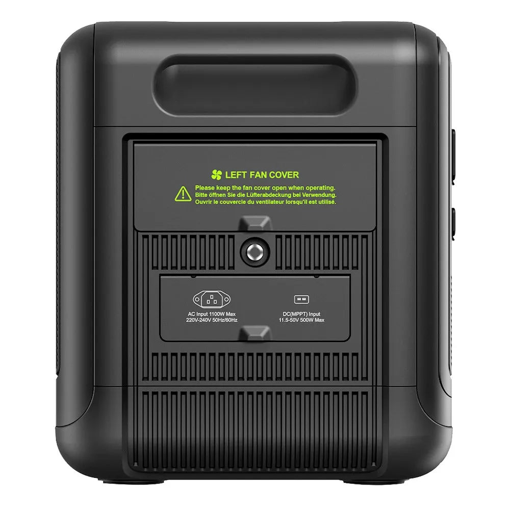 FOSSiBOT F2400 Portable Power Station, 2048Wh/640000mAh LiFePO4 Battery, 2400W(4600W Peak) Solar Generator, 3xAC RV Car USB Type-C QC3.0 PD DC5521 Pure Sine Wave Full Outlets, 1.5 Hours Fast Charging, MPPT Charge Controller B