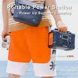 Flashfish E200 Portable Power Station 200W 151Wh LiFePO4 Battery Outdoor travel Vehicle usage Home Portable Carry Power Supply