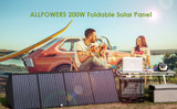 ALLPOWERS R600 299Wh 600W LiFePO4 Portable Power station with 100W / 140W / 200W Solar panel (Optional)  for Home use Camping RV