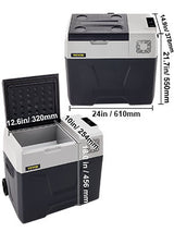 SucceBuy 30L 40L 50L Mini Car Refrigerator Small Fridge Freezer Portable Compressor Cooler 220V for Driving Camping Picnic