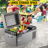 VEVOR 15L/20L Car Freezer Fridge, Portable Compressor Cooler with App Control for Camping, Travel, Outdoor & Home